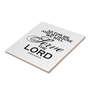 Carreau Nous servirons le seigneur