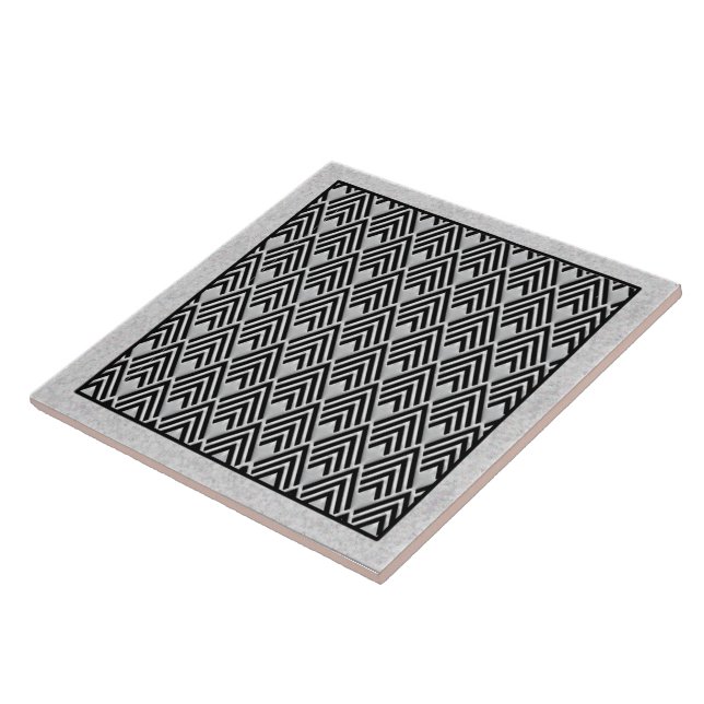 Carreau Nouveau Carrelage Art Déco Bordure En Céramique. (Côté)