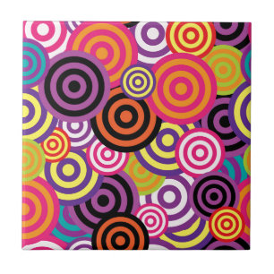 Carreau Nouveau cercle art Abstrait