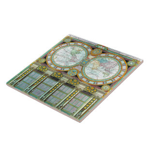 Carreau Nouveau Monde - Anciennes Cartes-Cartographiques