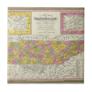 Carreau Nouvelle carte du Tennessee