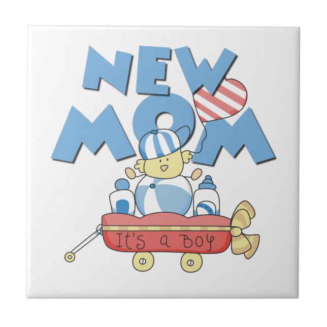 Carreau Nouvelle maman C'est un petit cadeau (Devant)