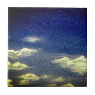 Carreau Nuages dans le ciel bleu Carrelage en céramique