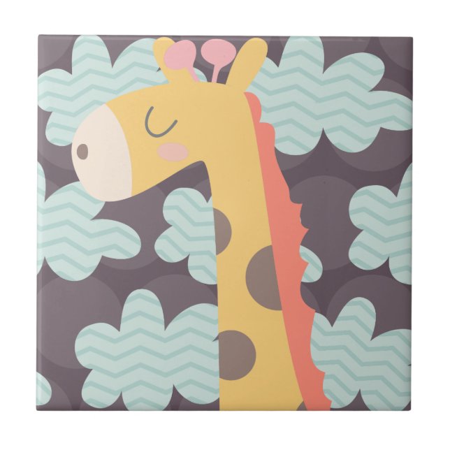 Carreau Nuages et girafes (Devant)