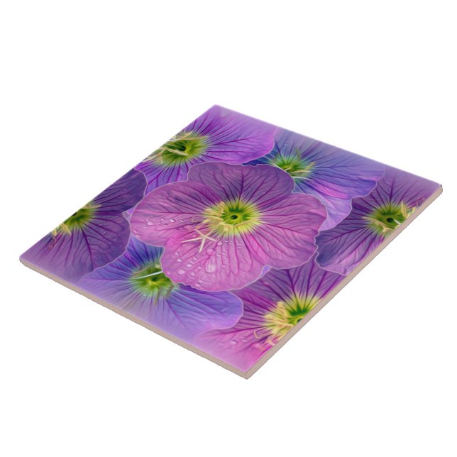 Carreau Nuances de violet (Côté)