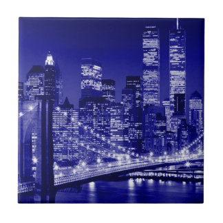 Carreau Nuit bleue à New York
