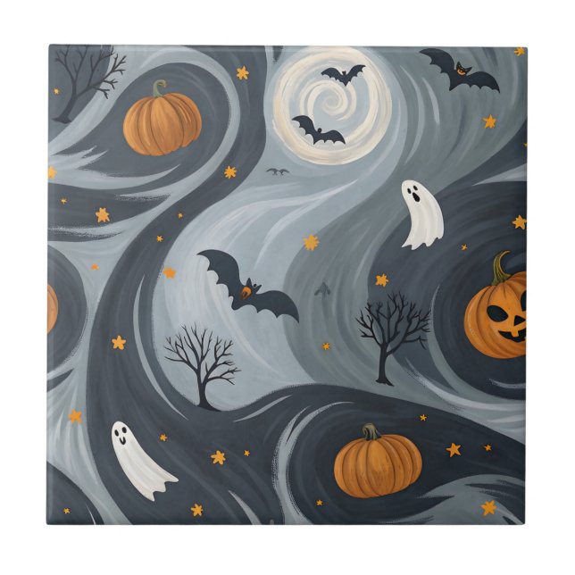 Carreau Nuit de la mort d'Halloween (Devant)