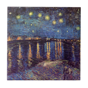 Carreau Nuit étoilée sur le Rhône par Vincent van Gogh