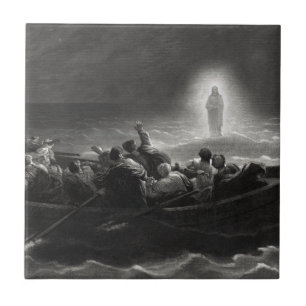 Carreau "Nuit sur la mer de Galilée"