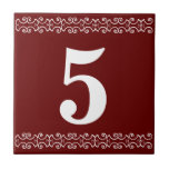 Carreau numérique victorien<br><div class="desc">Carrelage numérique victorien - blanc sur noir avec bordure d'imprimante</div>