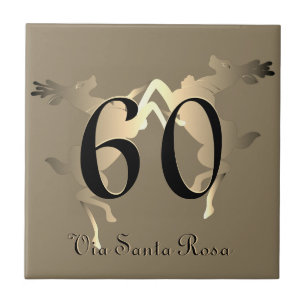 Carreau Numéro de 1 à 2 chiffres Numéro de la maison de re