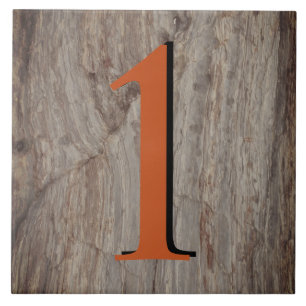 Carreau Numéro de la maison de lumière de cuivre Tuile 1 U