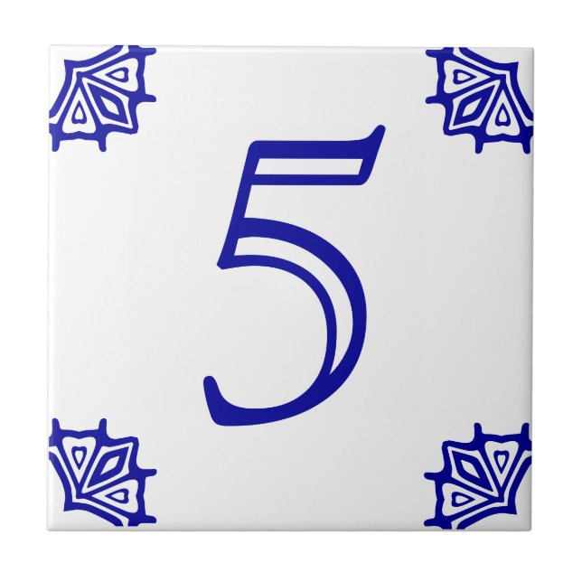 Carreau Numéro de la maison espagnole (Devant)