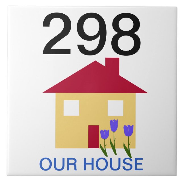 Carreau numéro de maison (Devant)