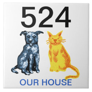 Carreau numéro de maison