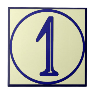 Carreau Numéro de maison de style français 1