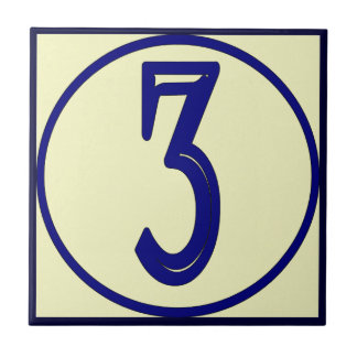 Carreau Numéro de maison de style français 3