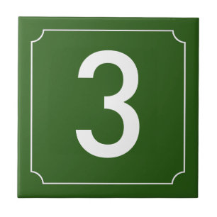 Carreau Numéro de maison français