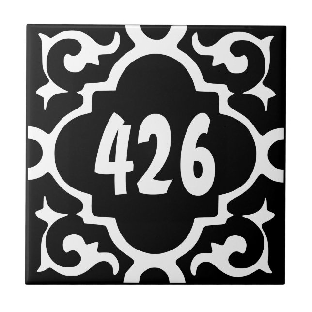 Carreau Numéro de porte (Devant)