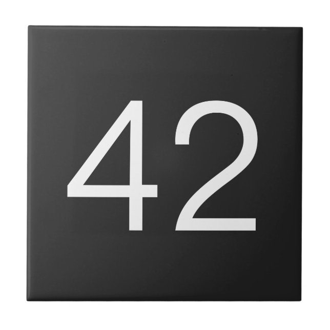 Carreau Numéro de porte (Devant)