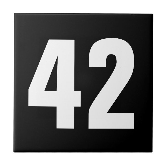 Carreau Numéro de porte (Devant)