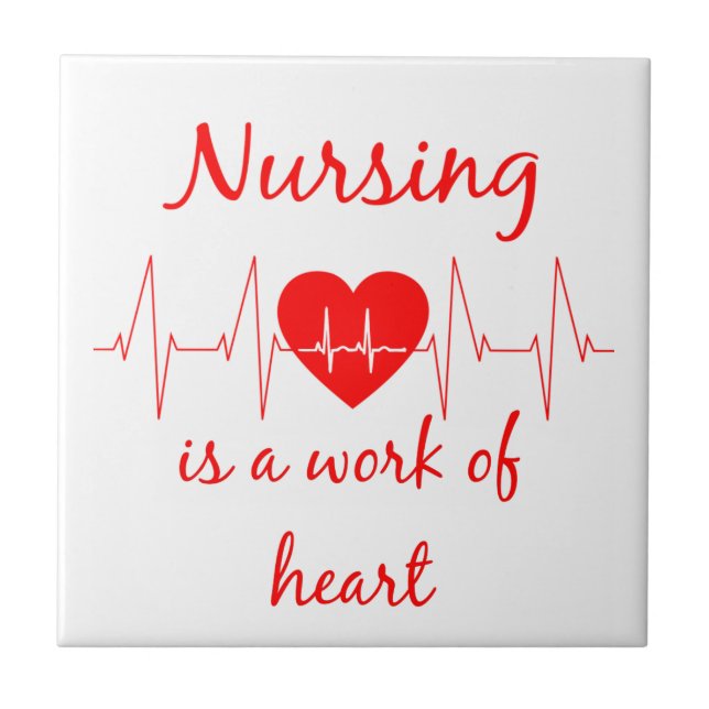 Carreau Nursing is a work of the Heart Inspirational Quota (Devant)