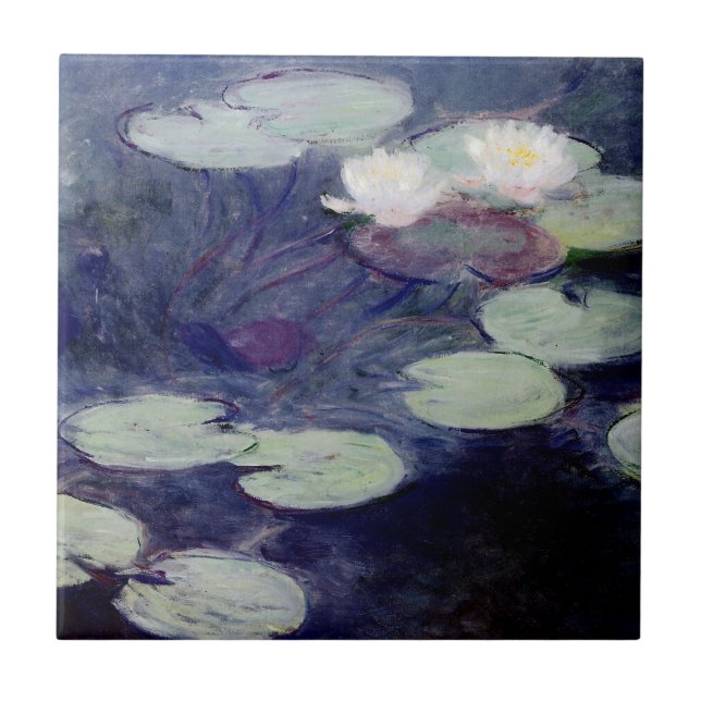 Carreau Nymphes d'eau roses : 1897-1899 par Monet (Devant)