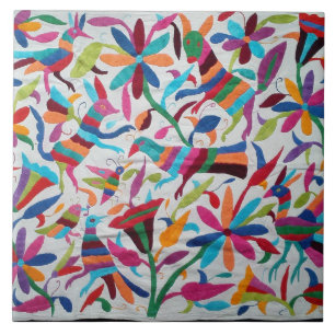 Carreau Oaxaca Mexique Mexicain Maya Hispanique Ethnique B