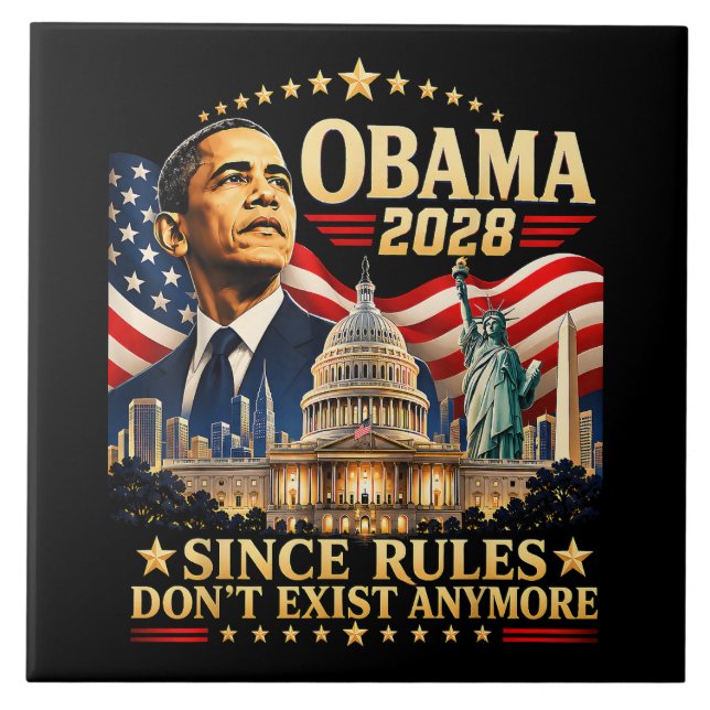 Carreau Obama 2028 Puisque les règles n'existent plus (Devant)