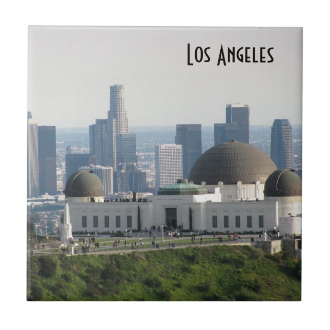 Carreau Observatoire de Griffith et Los Angeles du centre (Devant)