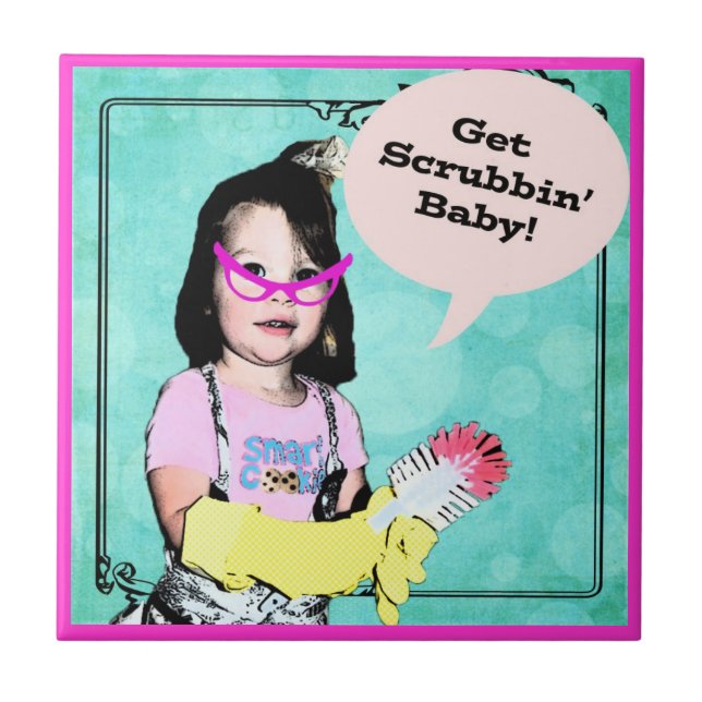 Carreau Obtenez le bébé de Scrubbin ! Rappel de corvée - (Devant)