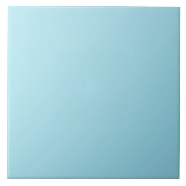 Carreau océan bleu pastel (Devant)
