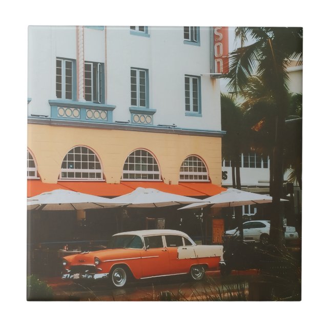 Carreau Ocean Drive, South Beach, Miami (Devant)