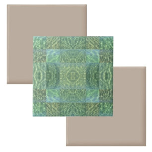 Carreau Ocean Green Blue Aquamarine Boho Chic