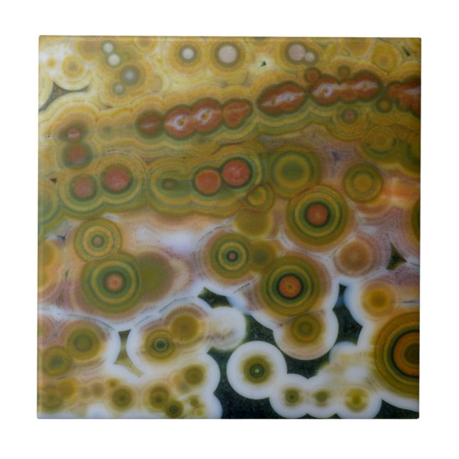 Carreau Océan Jasper de couleur jaune (Devant)