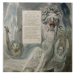 Carreau Ode à l'adversité, "des poèmes de Thomas Gray",