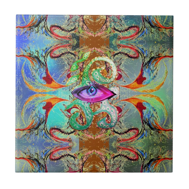 Carreau OEil d'une tempête plurinationale (Devant)