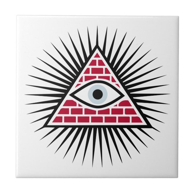 Carreau Oeil freemasonique (Devant)