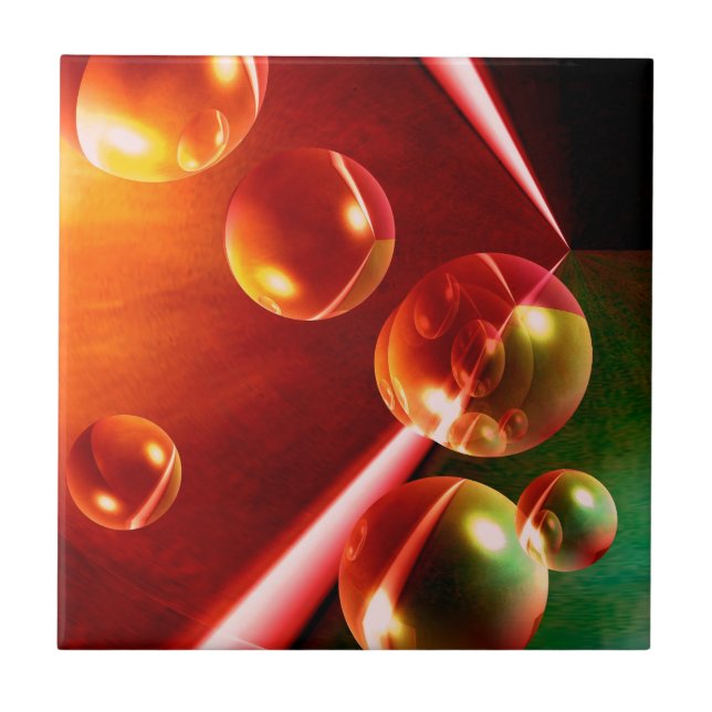 Carreau Oeuvre Abstraite contemporaine de Serdar Hizli (Devant)