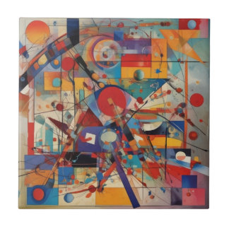 Carreau Oeuvre Abstraite moderne