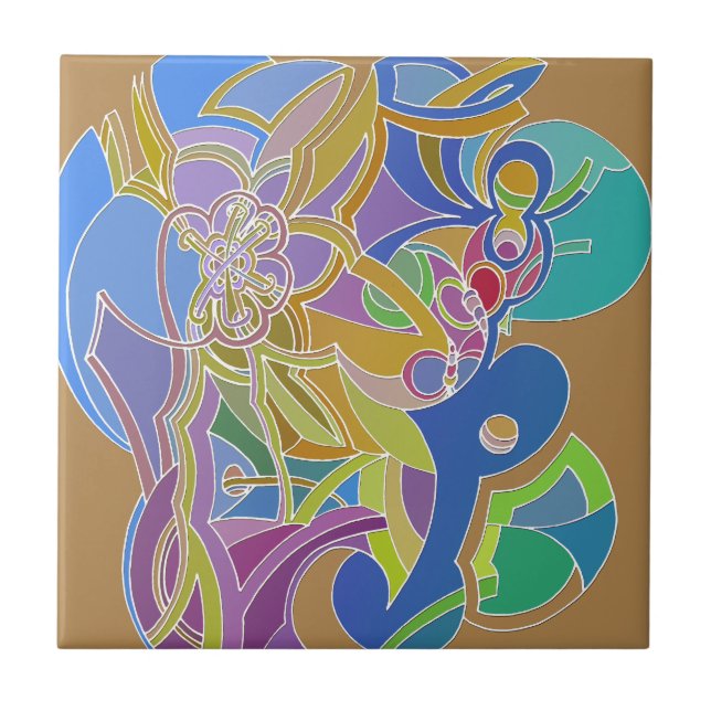 Carreau Oeuvre Whimsical (Devant)