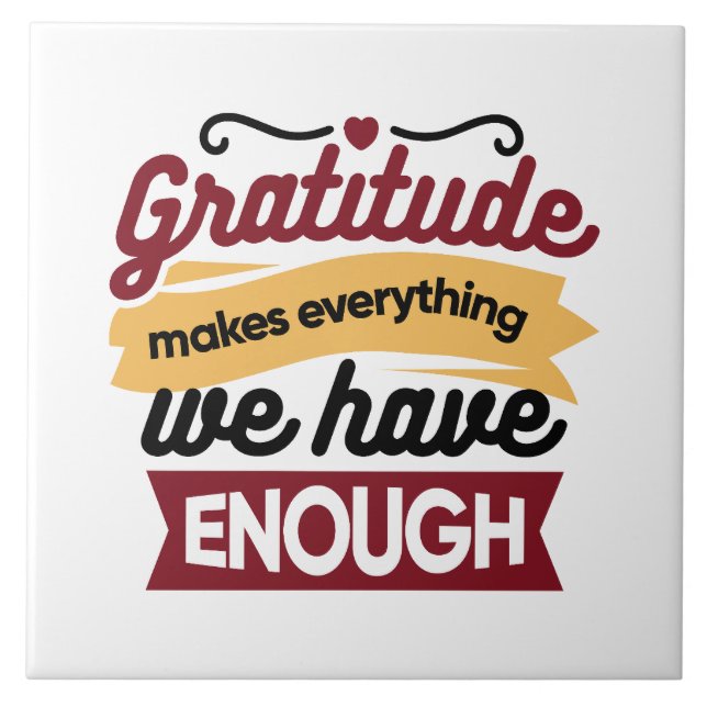 Carreau Œuvres d'art de foi et de gratitude – Chrétien ins (Devant)