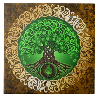 Carreau Offre rituelle de sorcellerie médiévale Brown de