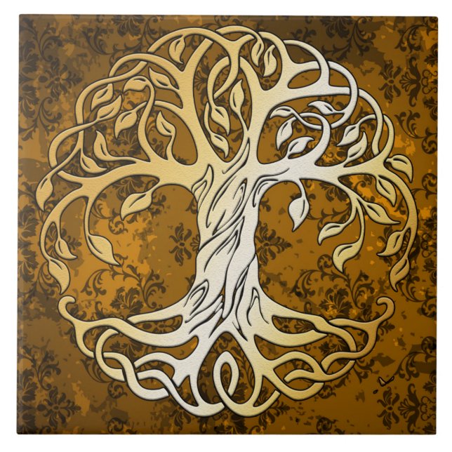 Carreau Offre rituelle de sorcellerie médiévale Brown de (Devant)