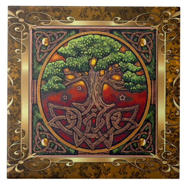 Carreau Offre rituelle de sorcellerie médiévale Brown de (Devant)