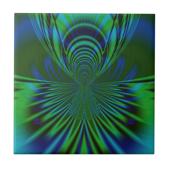 Carreau Oiseau bleu (Devant)