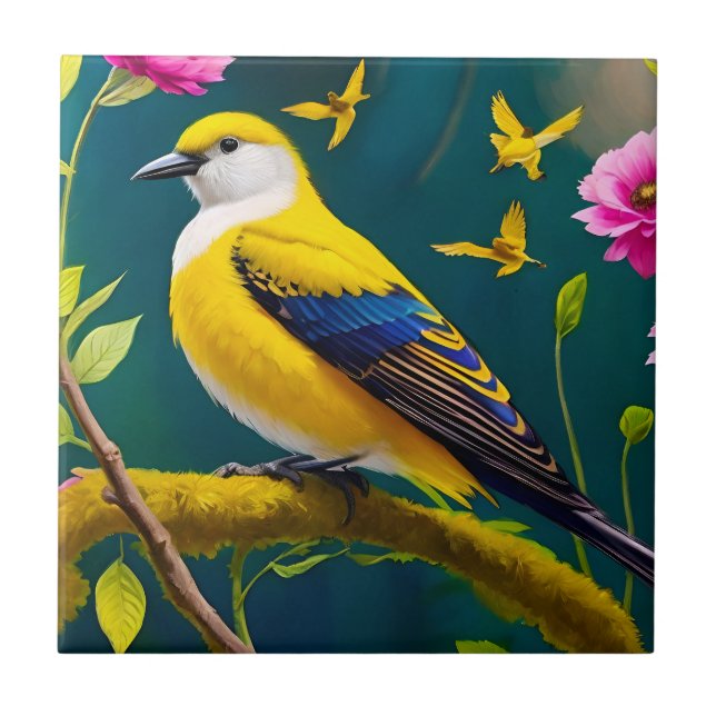 Carreau Oiseau doré (Devant)