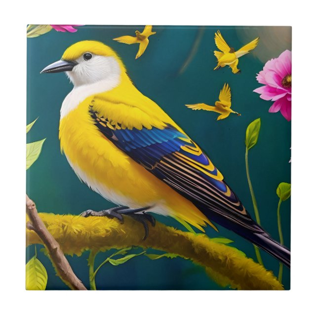 Carreau Oiseau doré (Devant)