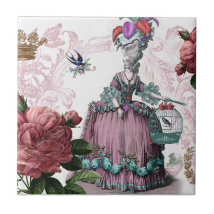 Carreau oiseaux aux. de cage de La (la cage à oiseaux)