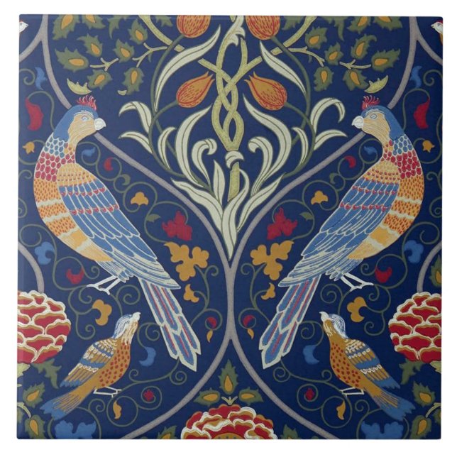 Carreau Oiseaux, William Morris (Devant)